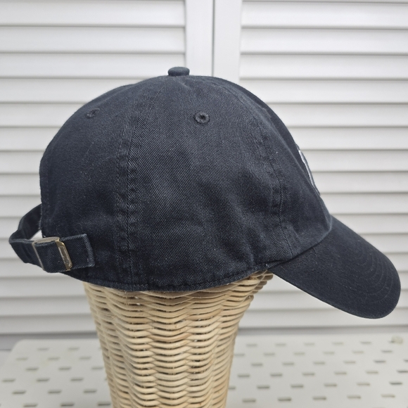’47 Brand NY Yankees Dad Hat Black Strapback MLB Cap Unisex OSFA Indie Sleaze - Picture 4 of 7